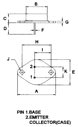 2N3055 datasheet pinout