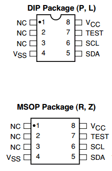 CAT24C01BPA-1.8TE13 datasheet