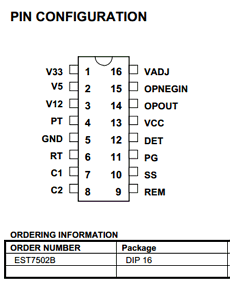 EST7502 datasheet