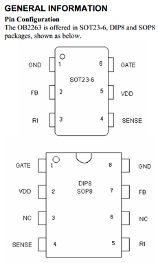 OB2263 datasheet OB2263 datasheet
