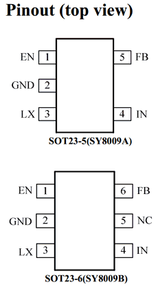 SY8009 datasheet SY8009 datasheet