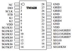 TM1628 datasheet TM1628 datasheet