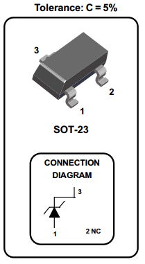 BZX84C7V5 datasheet