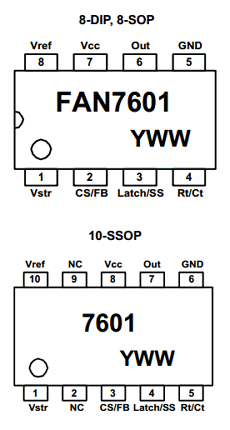 FAN7601 datasheet FAN7601 datasheet