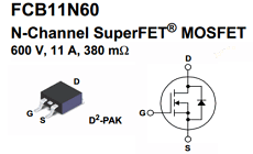 FCB11N60 datasheet