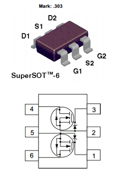 FDC6303N datasheet FDC6303N datasheet