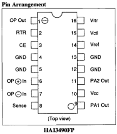 HA13490FP datasheet HA13490FP datasheet