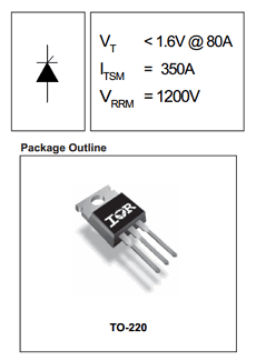 40TTS12PBF datasheet 40TTS12PBF datasheet