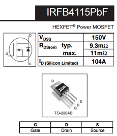 IRFB4115 datasheet