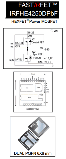 IRFHE4250DPBF datasheet IRFHE4250DPBF datasheet