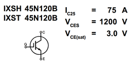 IXSH45N120 datasheet