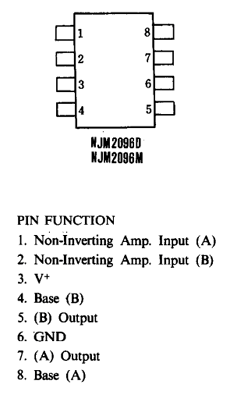 NJM2096D datasheet NJM2096D datasheet