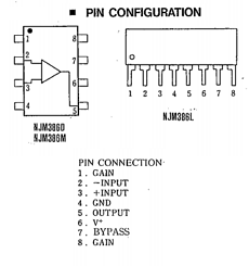 NJM386D datasheet