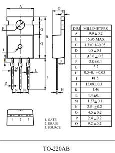 KU034N08P datasheet