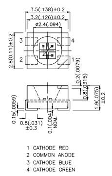 AAA3528EMBSGC datasheet AAA3528EMBSGC datasheet