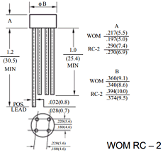 W01 datasheet