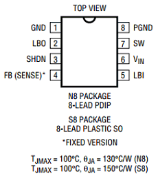 LT1303IN8-5 datasheet LT1303IN8-5 datasheet