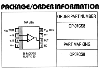 OP07 datasheet