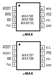 MAX708CUA datasheet MAX708CUA datasheet