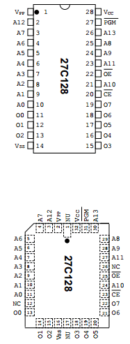 27C128 datasheet