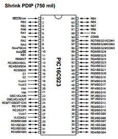 PIC16C923 datasheet PIC16C923 datasheet