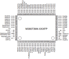 M38073M4-XXXFP datasheet