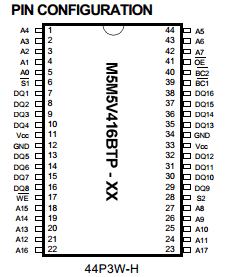 M5M5V416BTP datasheet