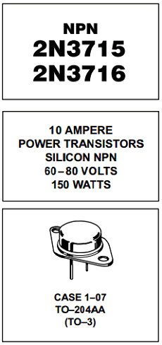2N3716 datasheet