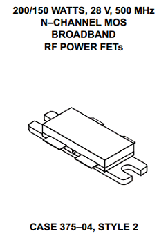 MRF175GV datasheet MRF175GV datasheet