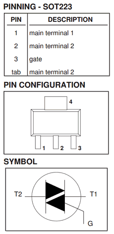 BTA204W-500B datasheet