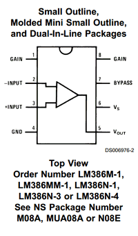 LM386 datasheet