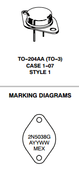 2N5038 datasheet 2N5038 datasheet