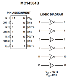 MC14584BCP datasheet
