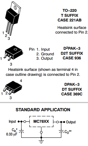 MC7805BT datasheet MC7805BT datasheet