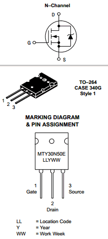 MTY30N50E datasheet MTY30N50E datasheet