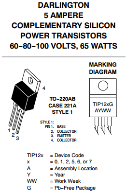 TIP120 datasheet TIP120 datasheet