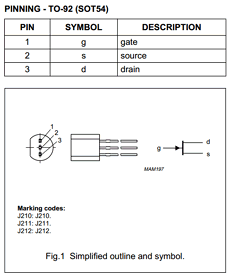 J211 datasheet