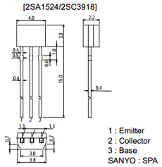 2SA1524 datasheet 2SA1524 datasheet