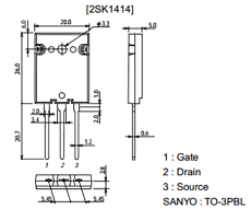 2SK1414 datasheet