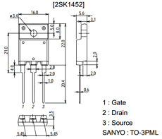 2SK1452 datasheet 2SK1452 datasheet