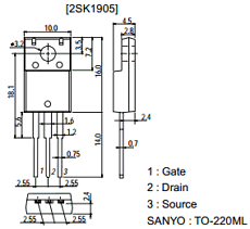 2SK1905 datasheet 2SK1905 datasheet