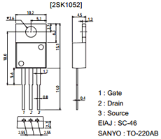 K1052 datasheet K1052 datasheet