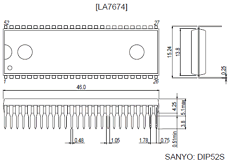LA7674 datasheet LA7674 datasheet