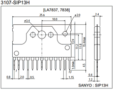 LA7837 datasheet