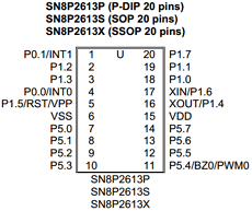 SN8P2613 datasheet SN8P2613 datasheet