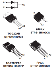 STPS16H100CT datasheet