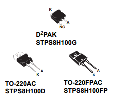 STPS8H100 datenblatt