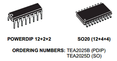 TDA2025B datasheet TDA2025B datasheet