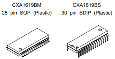 CXA1619BS datasheet CXA1619BS datasheet