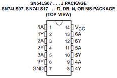 74LS07 datasheet